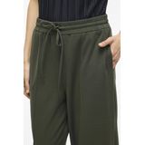 Vila - Viclua Hw Wide Pants - Damesbroek - Groen - High Waist - Wijde Pijpen