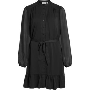 Jurk - O-hals - Lange Mouwen - 100% Gerecycled Polyester