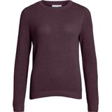 Gebreide Top - O-hals - Lange Mouwen - Katoen - Biologisch Katoen