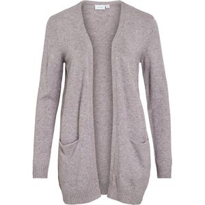 Gebreid Vest - Split Neck - Lange Mouwen - Regular Fit - Viscose/Nylon/Polyester