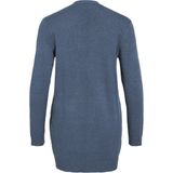 Gebreid Vest - Split Neck - Lange Mouwen - Viscose/Nylon/Polyester