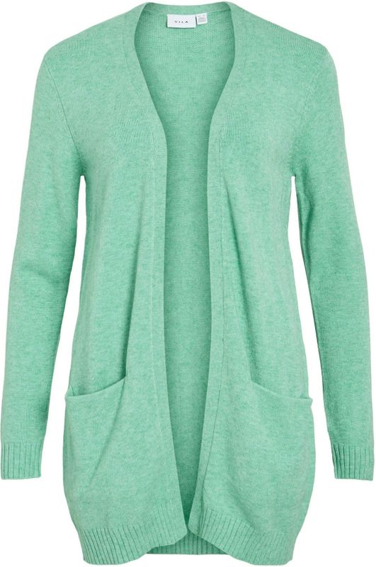 VILA - Ril - Gebreid Vest - Mintgroen