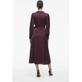 Vila - Enna Ravenna Wrap - Lange Jurk - V-hals - Lange Mouwen - 100% Polyester