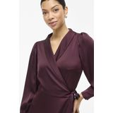 Vila - Enna Ravenna Wrap - Lange Jurk - V-hals - Lange Mouwen - 100% Polyester