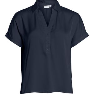 Vila - Enna Ravenna - Blouse - Korte Mouwen - Gerecycled Polyester