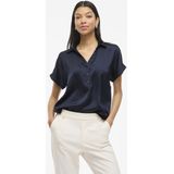 Vila - Enna Ravenna - Blouse - Korte Mouwen - Gerecycled Polyester