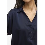 Vila - Enna Ravenna - Blouse - Korte Mouwen - Gerecycled Polyester