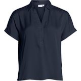 Vila - Enna Ravenna - Blouse - Korte Mouwen - Gerecycled Polyester