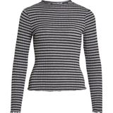 Vila - T-shirt Virika Funnel Neck Top - Medium Grey Melange - Dames