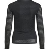 Vila - Vilarine O-neck Top - T-shirt - Zwart - Dames