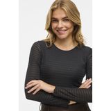 Vila - Vilarine O-neck Top - T-shirt - Zwart - Dames