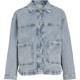 Denim Jas - Blauw - Katoen - Voorzakken