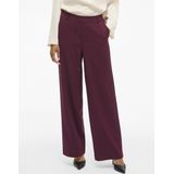 Vila - VIVARONE HW WIDE PANT - Pantalon - Fig - Relaxed Fit - Enkellang