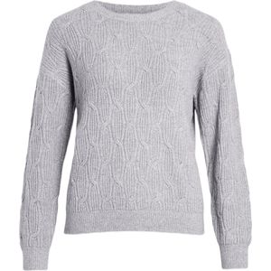 Vila - Lassia - Gebreide Trui - O-hals - Lange Mouwen - Normale Pasvorm