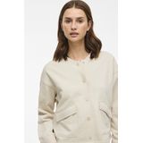Vila - Viodessia O-neck Shacket - Jas - Birch - Dames