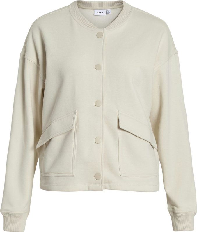 Vila - Viodessia O-neck Shacket - Jas - Birch - Dames
