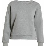 Vila - Vimaldea O-neck Emb Sweatshirt - Light Grey Mela - Dames