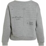 Vila - Vimaldea O-neck Emb Sweatshirt - Light Grey Mela - Dames