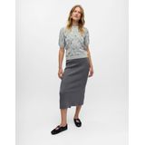 Object - Objpenny Knit Re - Trui - Light Grey Melange - Dames