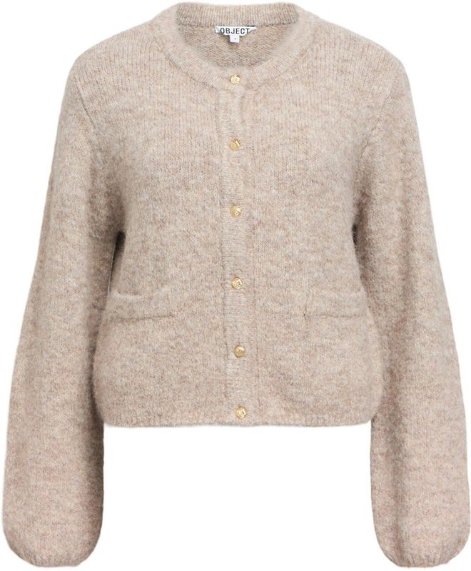 Object - Saggia Re - Cardigan - Knoopsluiting - Lange Mouwen - Regular Fit