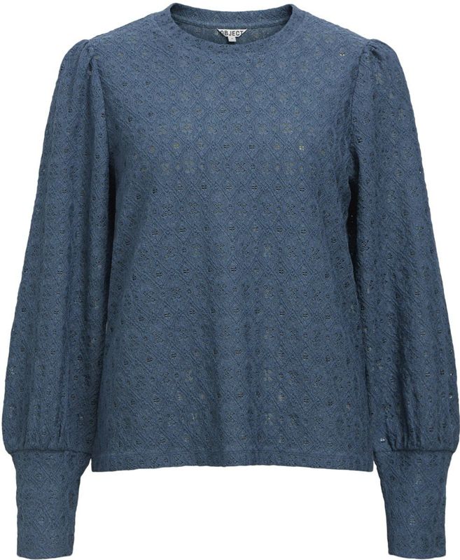 Object - T-shirt - Dark Denim - 98% Polyester 2% Elastan