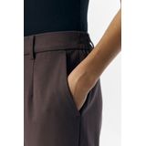 Object - Objlisa Slim Pant Noos - Broek - Seal Brown - Dames