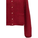 Object - Objsaggia Re Knit - Cardigan - Karanda Rood/Melange - Dames