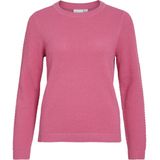 Gebreide Top - O-hals - Lange Mouwen - Katoen - Biologisch Katoen