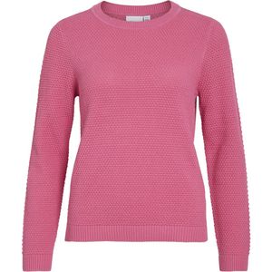 Gebreide Top - Katoen - O-hals - Lange Mouwen - Normale Pasvorm