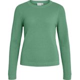 Vila - Trui - Wintergroen - 100% Katoen - Regular Fit