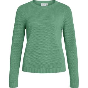 Vila - Trui - Wintergroen - 100% Katoen - Regular Fit