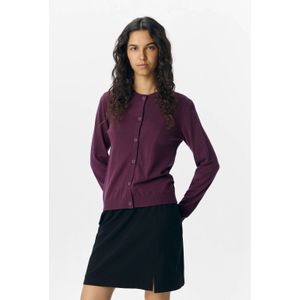 OBJECT - Gebreid Vest - Ronde Hals - Lange Mouwen