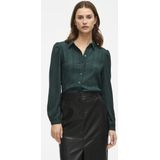 Vila - Blouse - Ponderosa Pine - 98% Gerecycled Polyester - Lange Mouwen