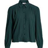 Vila - Blouse - Ponderosa Pine - 98% Gerecycled Polyester - Lange Mouwen