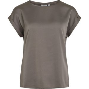 VILA - T-shirt - Kastanje - Polyester