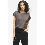 VILA - T-shirt - Kastanje - Polyester