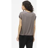 VILA - T-shirt - Kastanje - Polyester