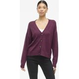 Gebreid Vest - V-hals - Lange Mouwen - Normale Pasvorm - 50% Viscose