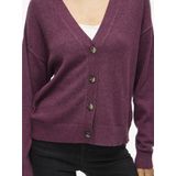 Gebreid Vest - V-hals - Lange Mouwen - Normale Pasvorm - 50% Viscose