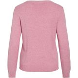 Gebreide Top - O-hals - Lange Mouwen - Viscose/Nylon/Polyester