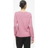 Gebreide Top - O-hals - Lange Mouwen - Viscose/Nylon/Polyester