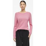 Gebreide Top - O-hals - Lange Mouwen - Viscose/Nylon/Polyester