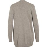 Vila - Ril - Gebreid Vest - Lichtgrijs - 50% Viscose, 27% Nylon, 23% Polyester