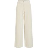 Vila - VIKITA RW Wide Corduroy Pants - Birch - Relaxed Fit - Ribmateriaal