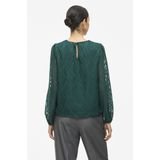 Blouse - Ronde Hals - Lange Mouwen - 100% Gerecycled Polyester