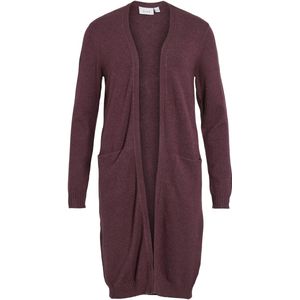 Cardigan - Split Hals - Lange Mouwen - Geribbelde Manchetten - Viscose