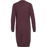 Cardigan - Split Hals - Lange Mouwen - Geribbelde Manchetten - Viscose