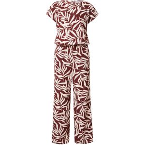 VILA - VIGRAF - Jumpsuit - Roestbruin/Wit