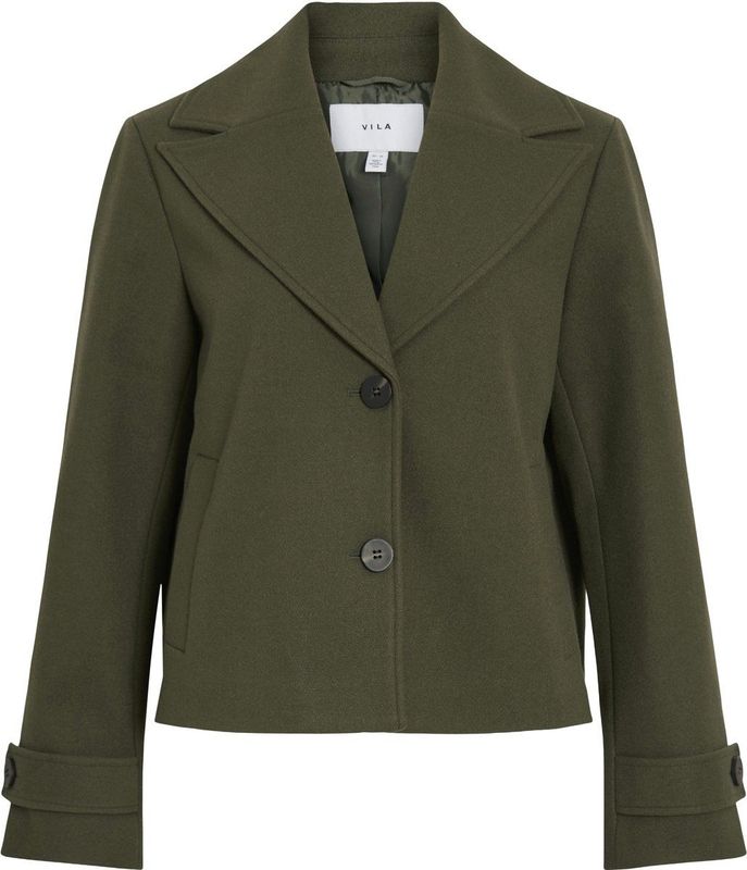 Vila Jas Visolo Short Jacket/tes 14099249 Deep Depths Dames Maat - 34