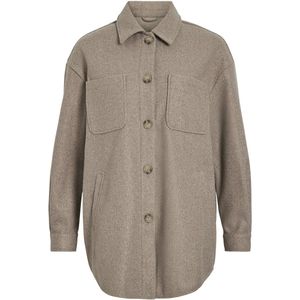 Vila - Kimmi - Overshirt - Jas - Lange Mouwen - Ronde Hals